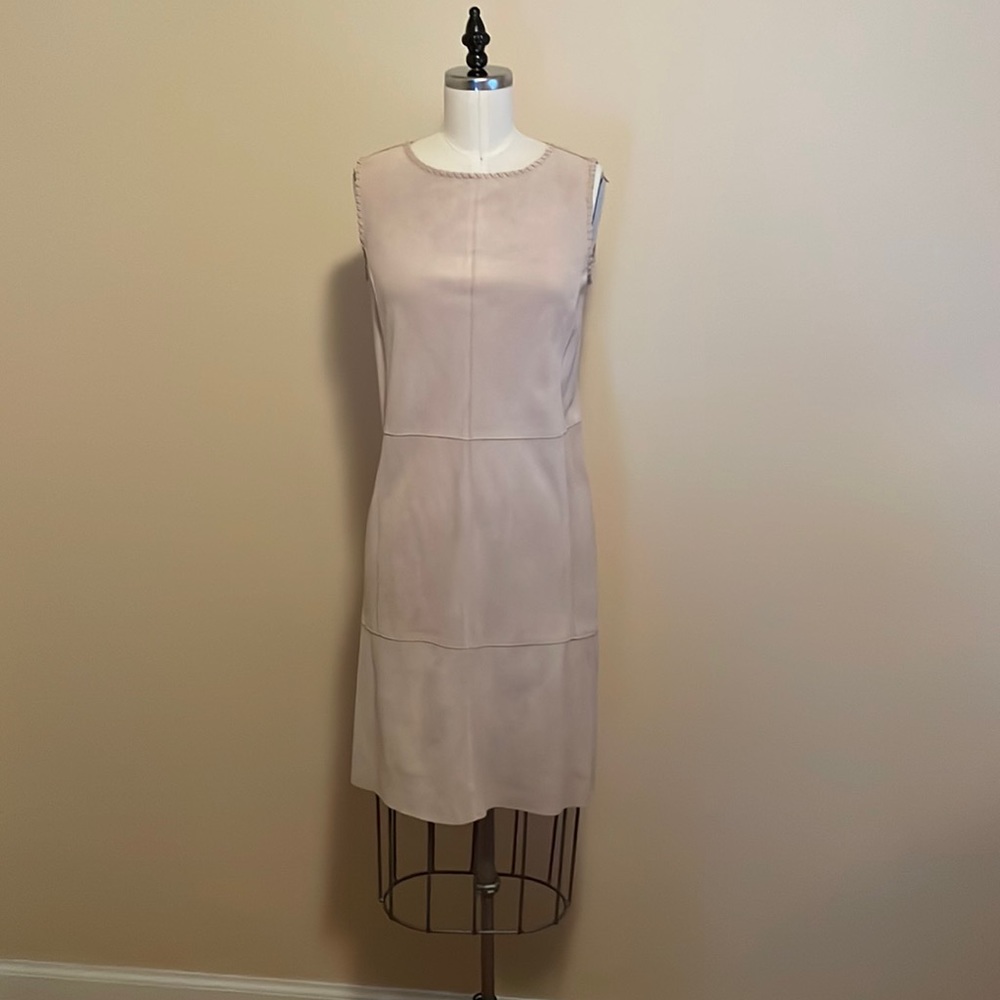 Vince Suede Dress in Soft Doe Color Size 4